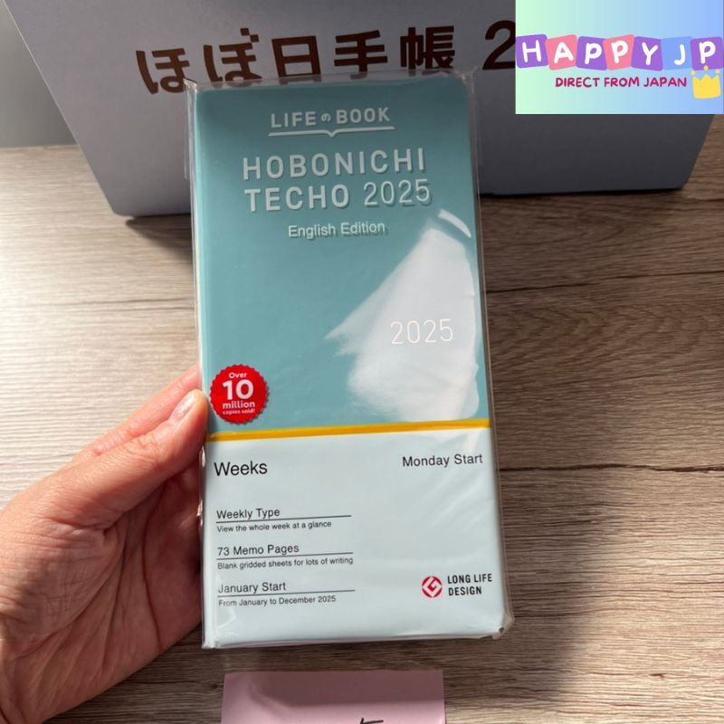 Hobonichi Techo 2025 Weeks Smooth Vanilla Soda / Mustard January start Weekly Planner