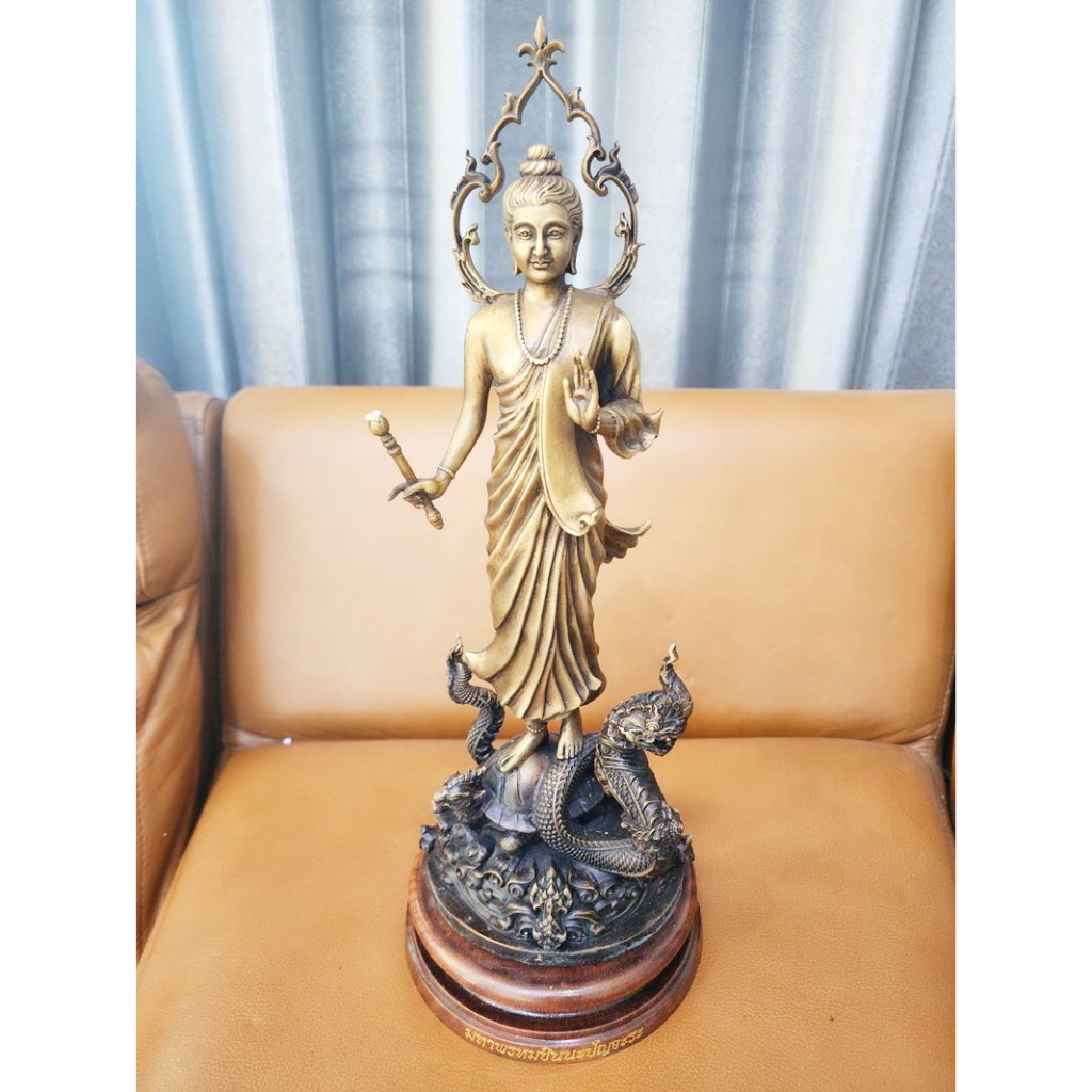 พระบูชา อาจารย์วราห์ มหาพรหมชินนะปัญจะระ รวยเหนือดวง   (KP6185)