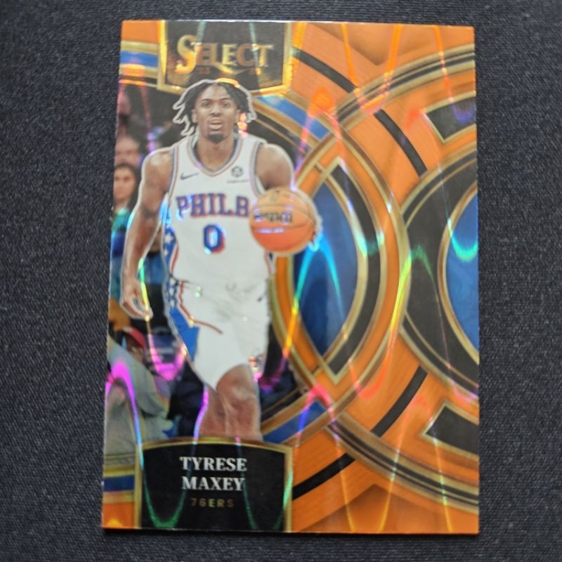 Tyrese Maxey (4 cards lot) Panini Basketball cards (Select/Flux)