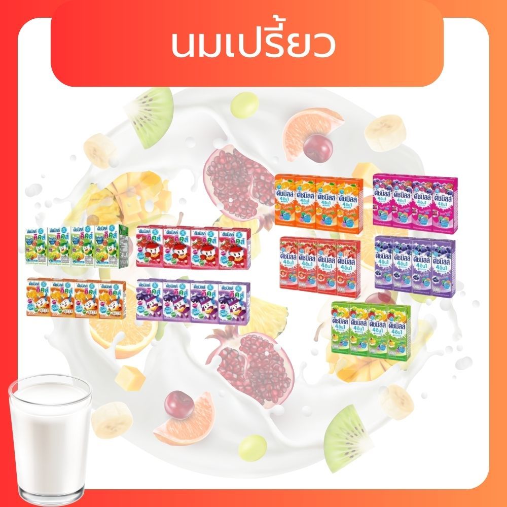 รวมนมเปรี้ยวขายดี เลือกได้