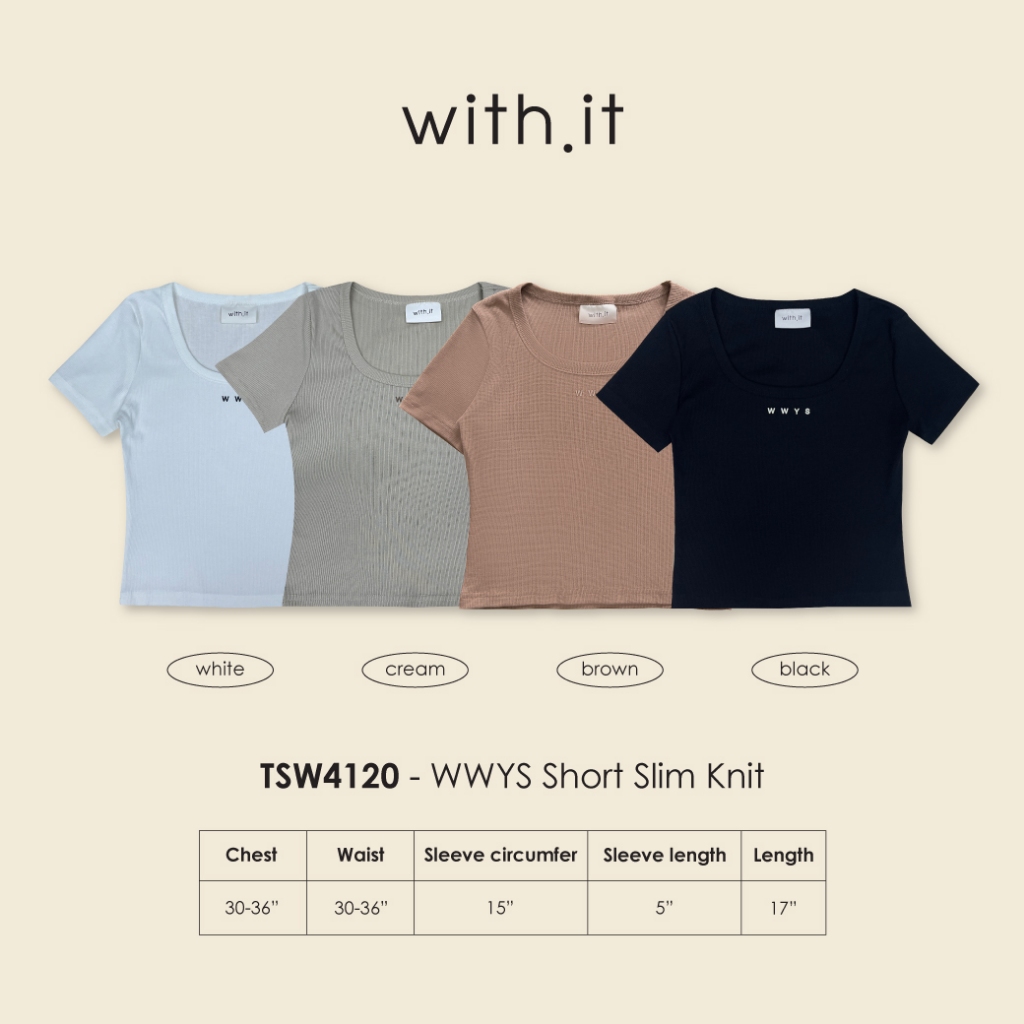 ลด 75.- พิมพ์ WTSD12 with.ti.store- TSW4120 เสื้อยืดสลิมนิต