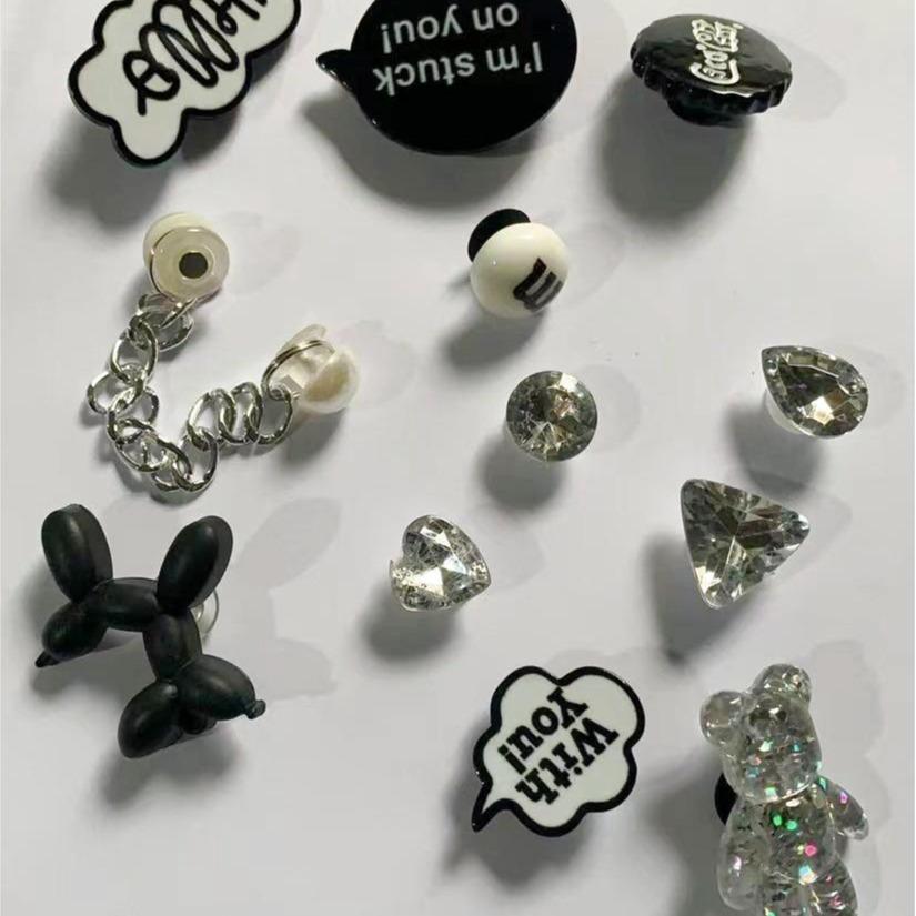 TIKP รองเท้าแตะ ลายการ์ตูนชินจังน่ารัก ถอดออกได้ DIY