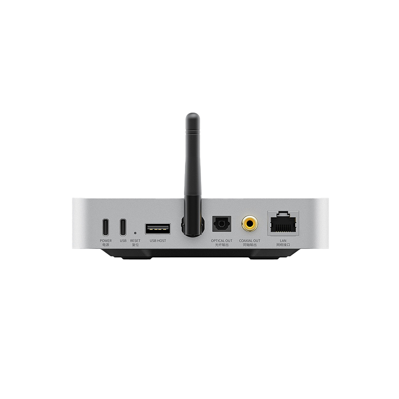 FiiO SR11 เครื่องรับเพลงสตรีมมิ่งแบบ Lossless ประสิทธิภาพสูง รองรับ AirPlay, Roon Ready [Silver/Black]