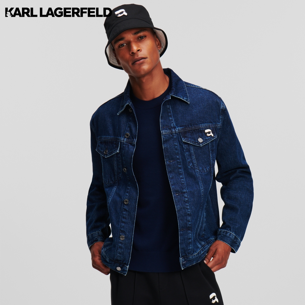 KARL LAGERFELD -  K/IKONIK SLIM-FIT DENIM JACKET 240M1400
