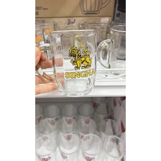 แก้วเบียร์ พิมพ์ลาย แก้วสิงห์ แก้วช้าง แก้วไฮเนเก้น แก้วลีโอ แก้วเบียร์มีหู Beer glass