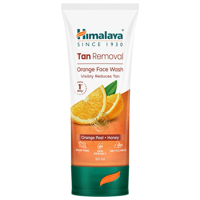 Himalaya Tan Removal Orange Face Wash 50 ml เจลล้างหน้าส้ม