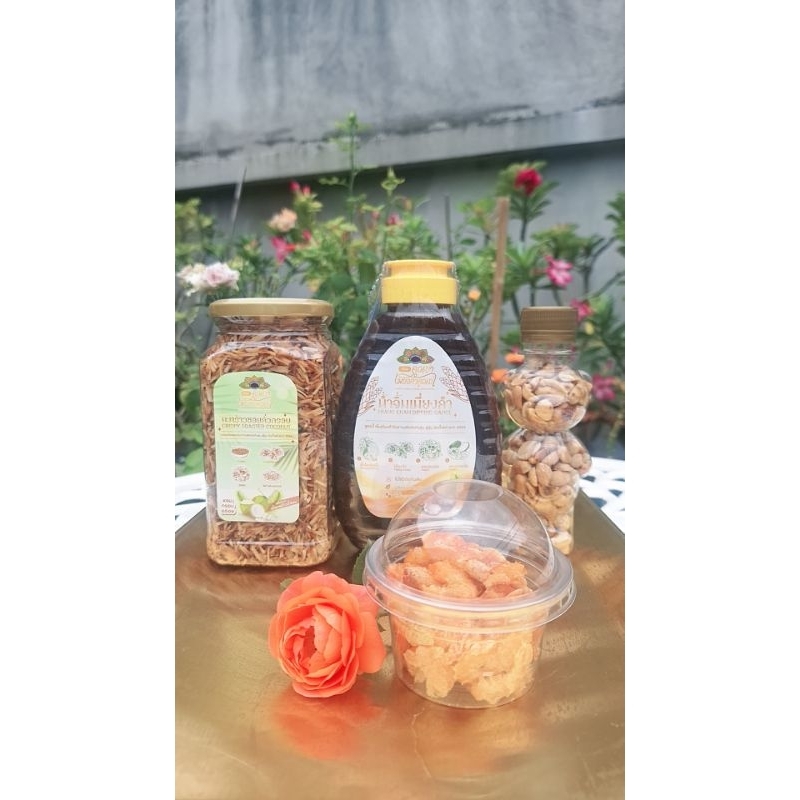 เมี่ยงคำคุณย่า วัตถุดิบหลัก แบบสำเร็จรูป น้ำจิ้มเมี่ยงคำและมะพร้าวซอยคั่วกรอบ