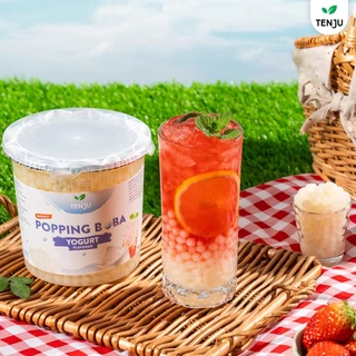 Tenju ไข่มุกป๊อป 1.2 กิโลกรัม มุกป๊อป ป๊อปปิ้งโบบา popping boba topping (ตรา เทนจู)
