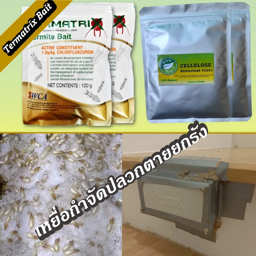 ชุดเหยื่อกำจัดปลวก Termatrix bait ชุดเหยื่อกำจัดปลวกตายยกรัง ชุดเติม(Refill)