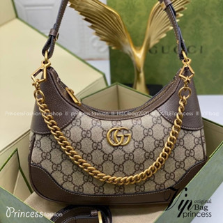 GUCCI Aphrodite small shoulder bag / GG crossbody pouch bag เกรดออริ กระเป๋าสะพายทรงคลาสสิค ดีไซน์ย้อนยุค