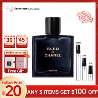 🔥Hot Sale✨น้ำหอมแท้ Chanel Bleu de Chanel Parfum Parfum 2ml/5ml/10ml Mens Perfume Instant Shipping 🛩