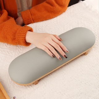 ร้านทำเล็บ หนัง สำหรับไว้วางรองมือ ที่พักแขน หมอนรองมือเพ้นท์เล็บ PU Nail Arm Rest Pillow Stand