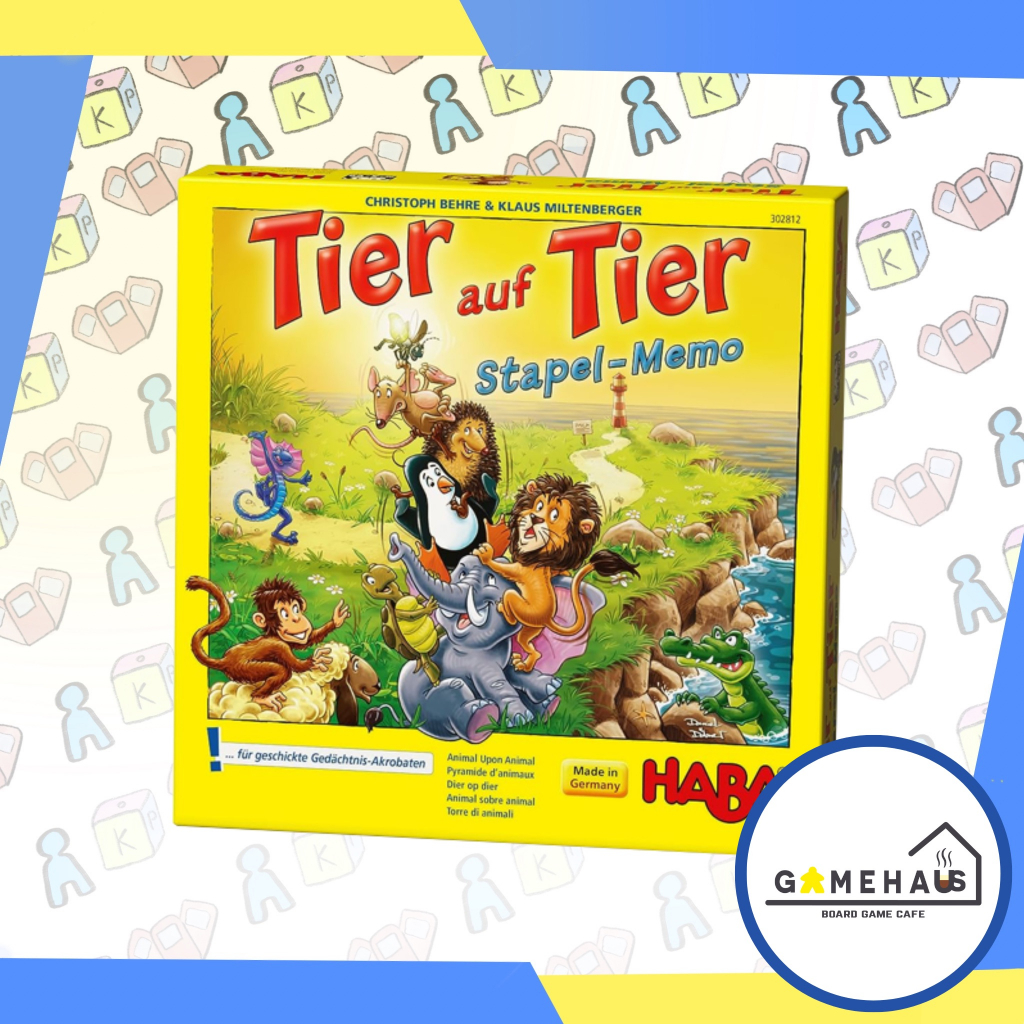 Animal upon Animal: Memory Stacking DE (Tier auf Tier: Stapel-Memo) Board Game - บอร์ดเกม