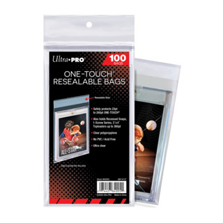 Ultra PRO ONE-TOUCH Resealable Bags, Fits up to 260PT (100ct)