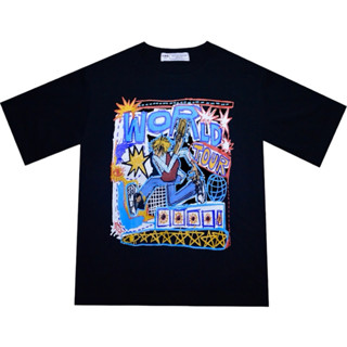 YMB WORLD TOUR TEE (BLK)