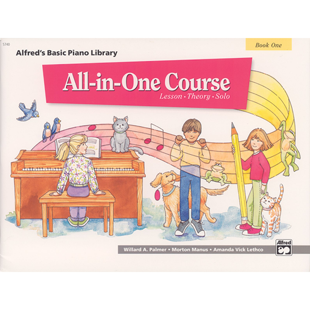 Alfred's Basic All-In-One Course For Children - Book 1 Book 1 Morton Manus, Willard A Palmer, Amanda