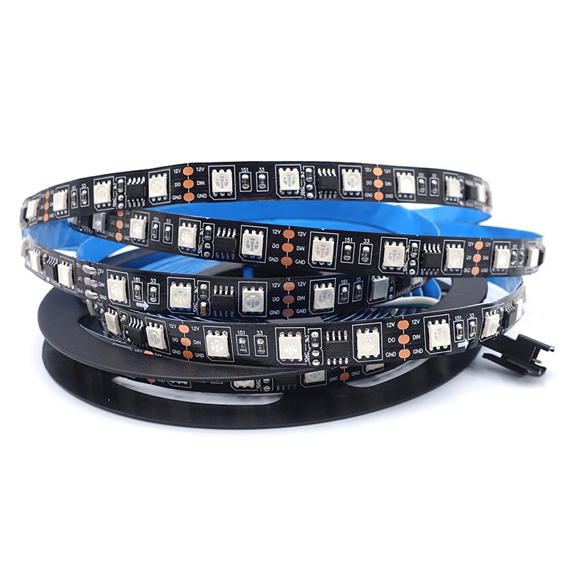 ไฟสตริปไลท์ LED PIXEL 5050 12V RGB ปรับได้หลายโหมด5เมตร