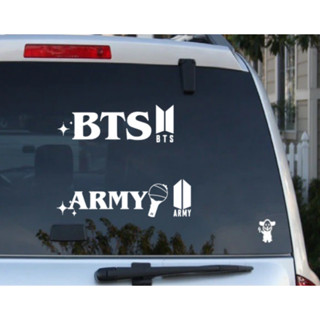 สติกเกอร์ ไดคัท B /T / S and ARMY สติ๊กเกอร์ติดติดรถ y2k