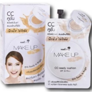 (6ซอง/กล่อง) Nami Make Up Pro CC Ready Cushion นามิ เมค อัพ โปร ซีซี เรดดี้ คูชั่น