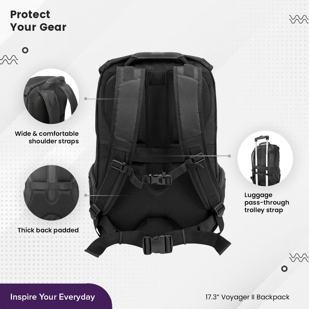 Targus 17.3" Voyager II Backpack (TSB953GL)