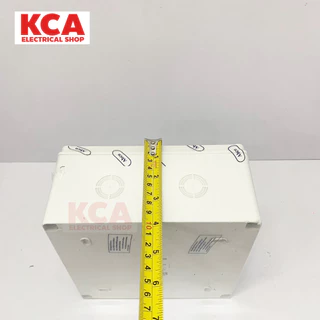 ABCO กล่องพักสาย Box กันน้ำ box 4x4 6x6 6x8 8x8 8x12 สีขาว กล่องกันน้ำ บ๊อกกันน้ำ บ๊อกพักสาย กล่องกันน้ำ