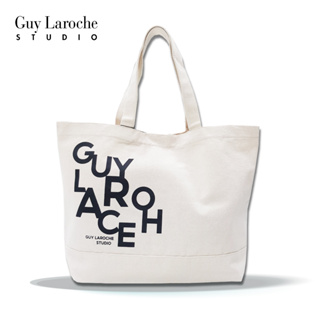 Guy Laroche Studio TOTE BAG กระเป๋าผ้าแคนวาส รุ่น JIZ6002 JIZ6003