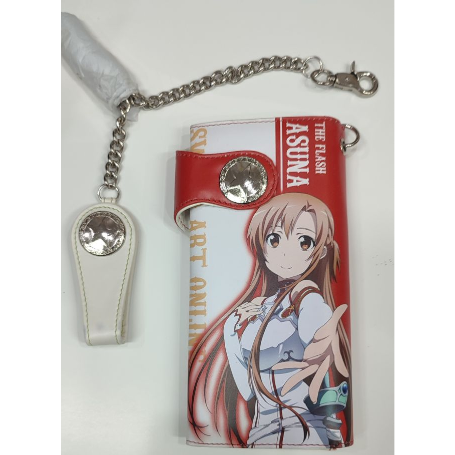 กระเป๋าสตางค์หนัง PU ทรงยาวลาย ตัวละคร Yuuki Asuna , Suguha Kirigaya จากซีรี่ส์ SWORD ART ONLINE