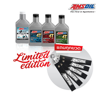 AMSOIL น้ำมันเครื่องรถมอเตอร์ไซค์ Synthetic 4T 10W-40 4T Performance Motorcycle Oil สังเคราะห์ 100% (แอมซอยล์)