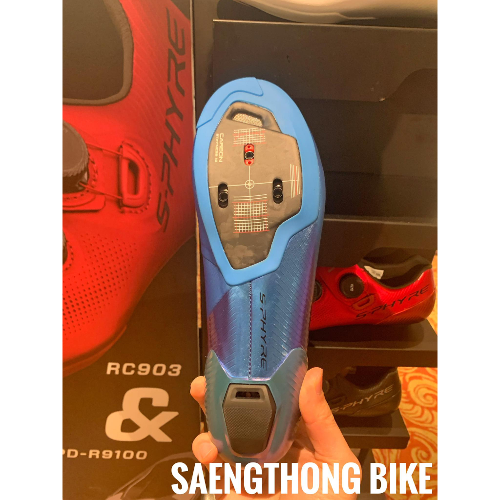 (โค้ดลด)  รองเท้าเสือหมอบ Shimano RC903 S-Phyre (หน้าเท้ากว้าง) ของแท้ ศูนย์ไทย - รูปที่ 3