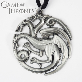 จี้สัญลักษณ์ทาร์แกเรียน TARGARYEN SIGIL PENDANT – GAME OF THRONES ลิขสิทธิ์แท้ HBO