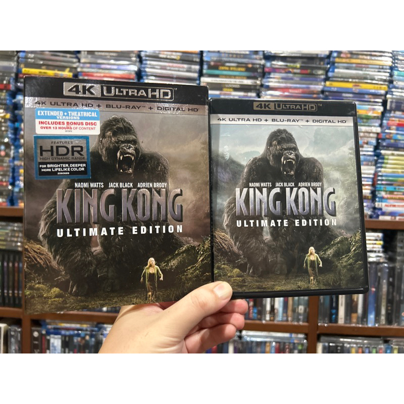 4K UHD + Blu-ray แท้ เรื่อง King Kong : หนังดี น่าสะสม #รับซื้อแผ่น Blu-ray แท้