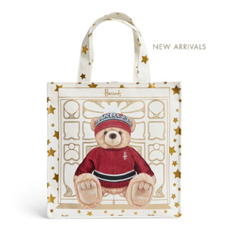 (ลดเพิ่ม10% ทักแชทเพื่อรับโค้ด) Harrods  * พร้อมส่ง20/9/23 *  Small Bear Tote Bag ของแท้ 100% จากอังกฤษ🇬🇧