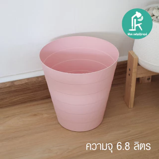 IKEA -ถังขยะทรงกลม ถังอเนกประสงค์FNISS สีขาวขนาด10 ลิตร สีฟ้า,ชมพู6.8ลิตร