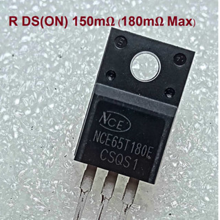 ของใหม่และแท้ NCE65T180F 650V 21A 34W TO-220F Super Junction Mosfet ( Cool - Mosfet )