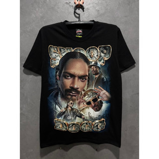 เสื้อยืดSnoopDogg เรืองแสงป้ายRocktees ผ้าคอตตอน 100