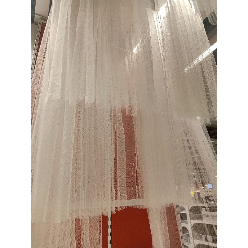 IKEAshopping IKEA ตัดได้ไม่ต้องเย็บปลายผ้า ไม่รุ่ย lill ลิล ผ้าม่านโปร่ง