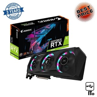 VGA GIGABYTE GEFORCE RTX 3050 AORUS ELITE - 8GB GDDR6 ประกัน 3Y การ์ดจอ กราฟิกการ์ด