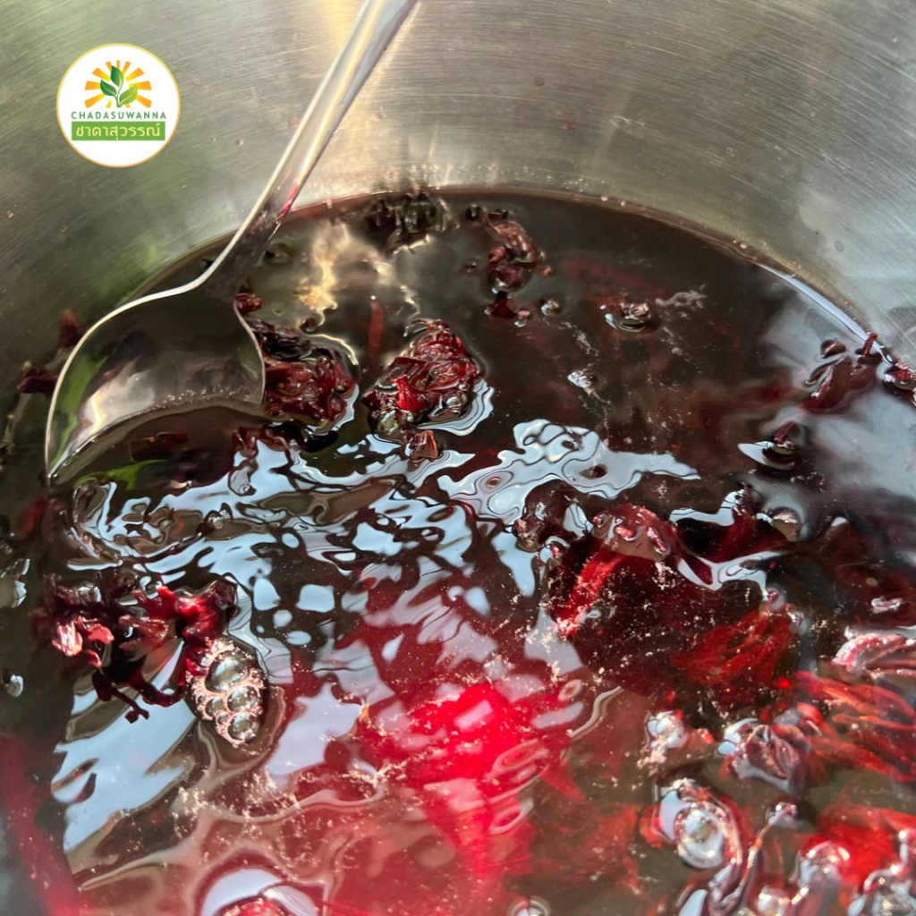 กระเจี๊ยบแดงแห้ง ขนาด 500-1,000 กรัม คุณภาพส่งออก มาตรฐาน GMP Dried Roselle Hibiscus flower กระเจี๊ยบแดง - รูปที่ 3