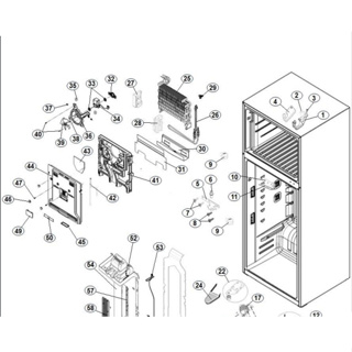 อะไหล่แท้ศูนย์/อะไหล่ตู้เย็น ELECTROLUX/SHROUD FAN /811974401