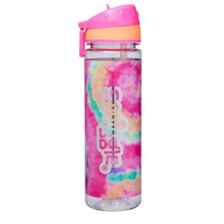 Smiggle Plastic Drink Bottle 650ML ขวดน้ำสมิกเกอร์ ลาย รุ้งมัดย้อม พร้อมส่งในไทย