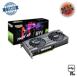 VGA INNO3D GEFORCE RTX 3060 TWIN X2-12GB GDDR6 [N30602-12D6-119032AH] LHR VERSION