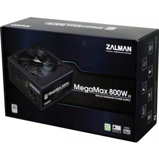 พาวเวอร์ซัพพาย ZALMAN MEGAMAX 800W V2 80PLUS ZM800-TXII