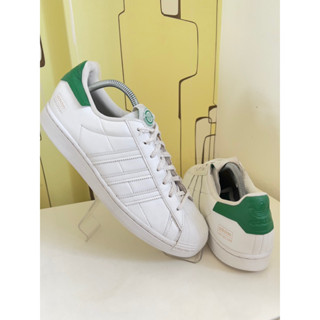 รองเท้า adidas Superstar White Green size44