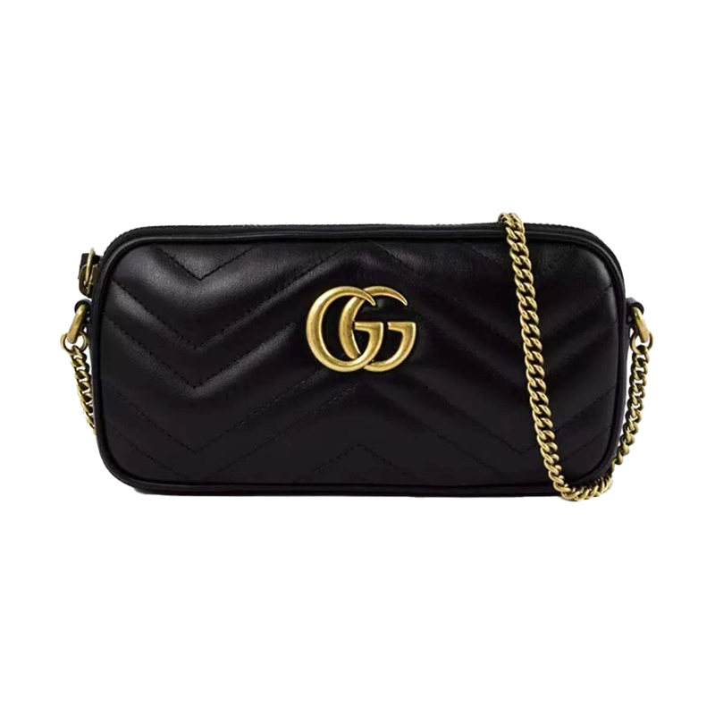 Gucci/GG MARMONT/กระเป๋าสะพาย/กระเป๋าสะพายข้าง/ของแท้ 100%