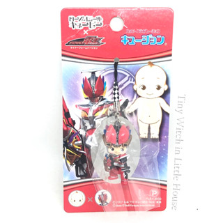 Kewpie x Kamen Rider Den-O Liner Form"Rose ONeill Kewpie x MASKED RIDER DEN-O" พวงกุญแจคิวพี งานแท้ จากญี่ปุ่น