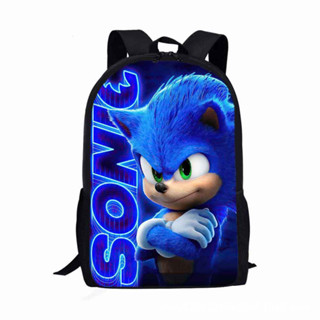 🔥Sonic school bag🔥 กระเป๋านักเรียนลาย Sonic กันน้ำ ป้องกันกระดูกสันหลังส่วนคอ