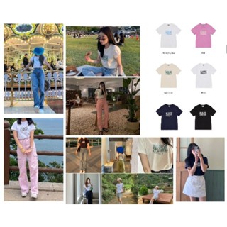 พร้อมส่ง เสื้อยืด marithe รุ่น classic logo tee