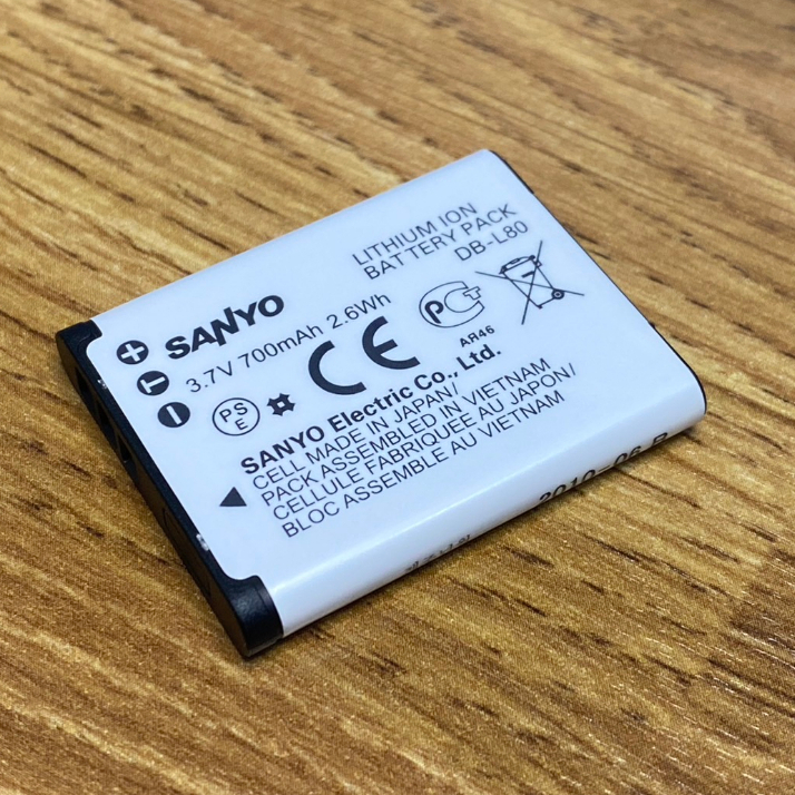 แบตเตอรี่ SANYO DB-L80 (No Box) สินค้าแท้ใหม่