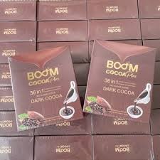 (ของแท้)บูมโกโก้พลัส Boom Cacoa Plus สารสกัดธรรมชาติ คุมหิว 1 กล่อง 10 ซอง Exp. 04/2025   04/2569 ขายส่ง