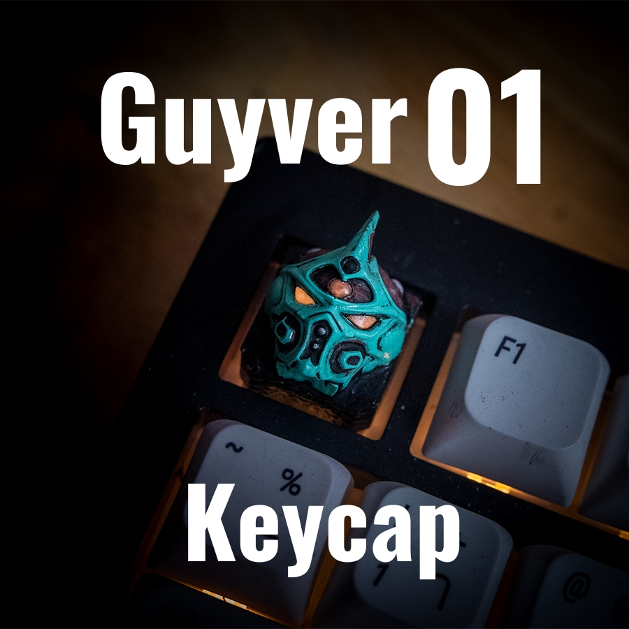 ส่งฟรี Artisan keycap GUYVER 01